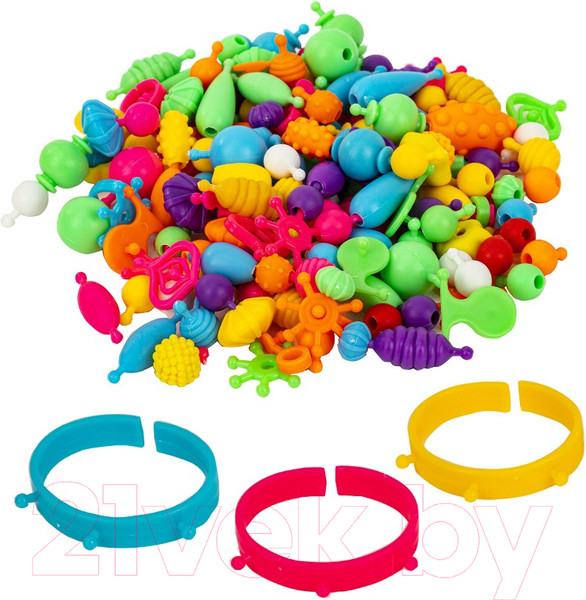 Изображение товара Набор для творчества Brauberg Kids Pop-Beads / 664697
