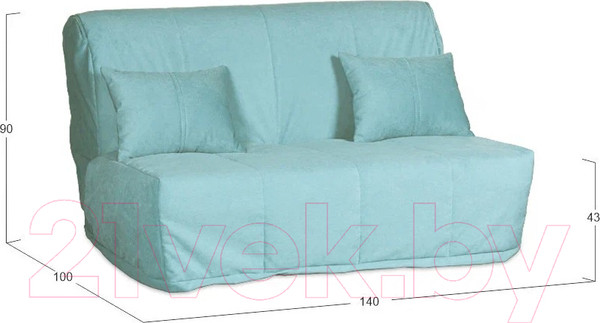 Изображение товара Диван Асмана Магнат 140 (киви 56)