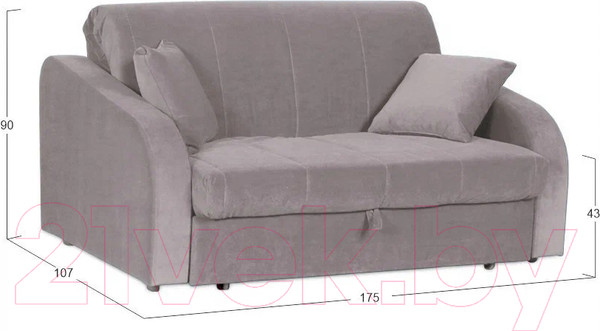 Изображение товара Диван Асмана Магнат 140 (Oskar Coffee)