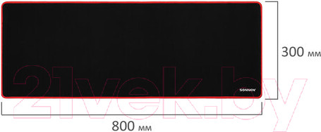 Изображение товара Коврик для мыши Sonnen Black Titan XL / 513615 (черный)