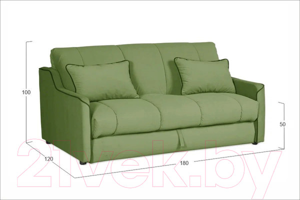 Изображение товара Диван Асмана Милан 155 (Oskar Apple)