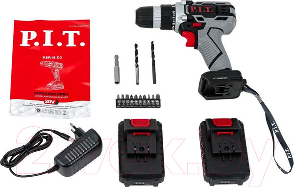 Изображение товара Дрель P.I.T PSR 18-D3