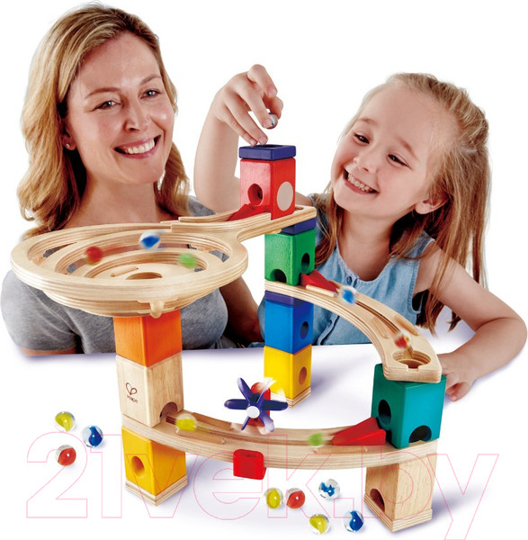 Изображение товара Конструктор кинетический Hape Гонка с шариком и переходами / E6021_HP