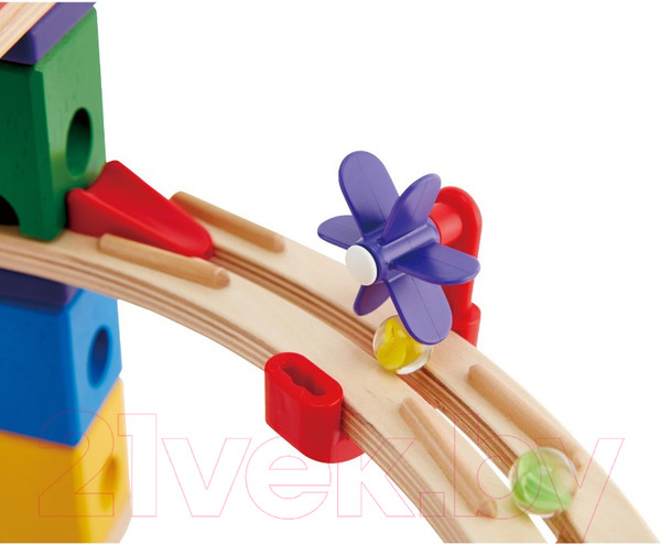 Изображение товара Конструктор кинетический Hape Гонка с шариком и переходами / E6021_HP