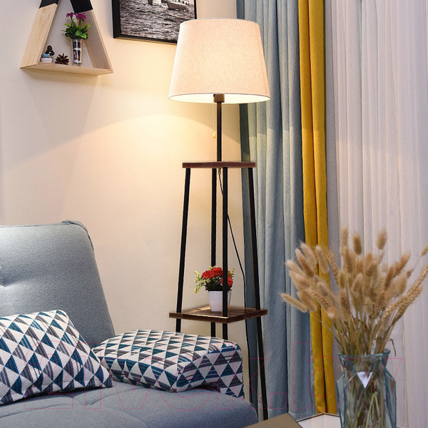 Изображение товара Торшер Aitin-Pro НТБ 05-40-104 / 1105 (кофе/дерево)