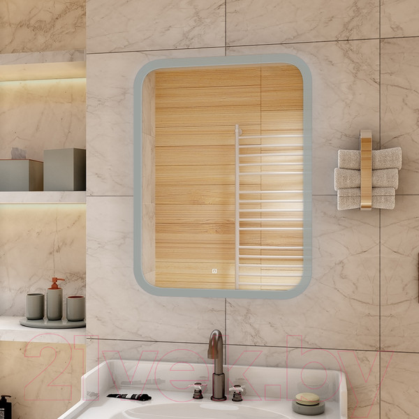 Изображение товара Зеркало Континент Glamour Led 70x80