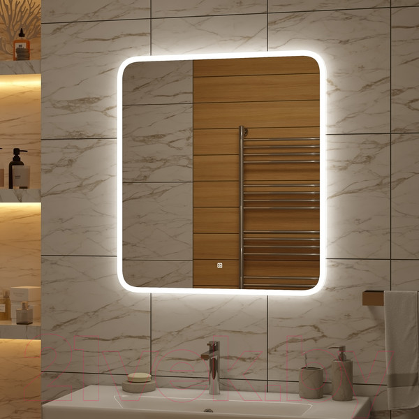 Изображение товара Зеркало Континент Glamour Led 80x90