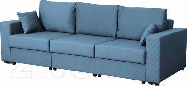 Изображение товара Диван Мебельград Неаполь-1 Стандарт (аура голубой)