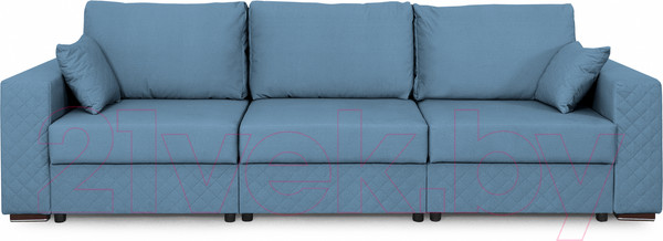 Изображение товара Диван Мебельград Неаполь-1 Стандарт (аура голубой)