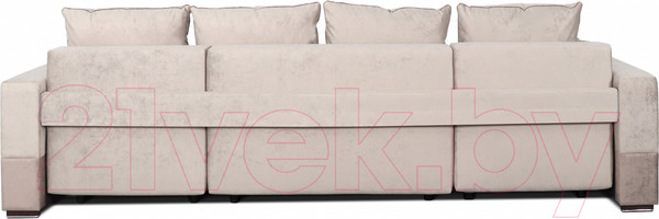 Изображение товара Диван Мебельград Бостон 2800 Стандарт (лана бежевый/лана бежевый/лана капучино)
