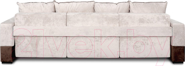 Изображение товара Диван Мебельград Бостон 2400 Стандарт (тиффани бежевый/тиффани бежевый/тиффани коричневый)