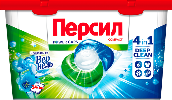 Изображение товара Капсулы для стирки Персил Свежесть от Vernel (14шт)