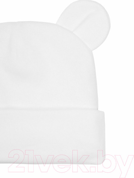 Изображение товара Шапочка для малышей Amarobaby Nature Essence Bear / AB-OD22-NE16Be/33-42 (молочный)