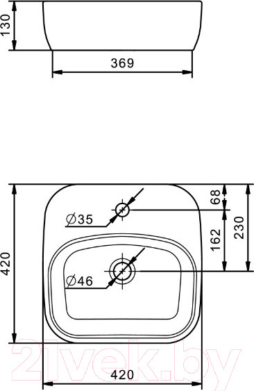 Изображение товара Тумба с умывальником Акватон Лофт Урбан 100 (1A2477K4LQX60)