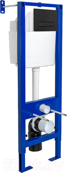 Изображение товара Инсталляция для унитаза Berges Atom Line 410 040340 (с кнопкой)