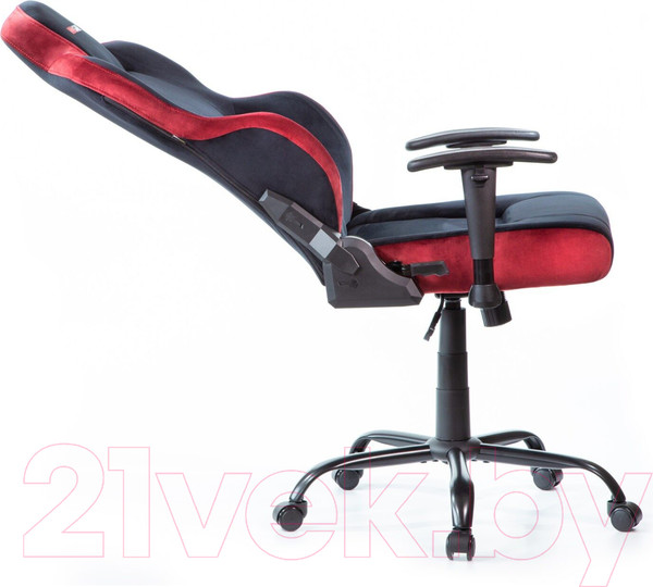 Изображение товара Кресло геймерское Vmmgame Unit Velour Upgrade с регулируемой спинкой / XD-A-VRBKRD-B23 (черный/красный)
