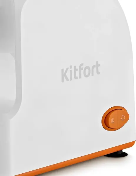 Изображение товара Мясорубка электрическая Kitfort KT-2113-1 (белый/оранжевый)