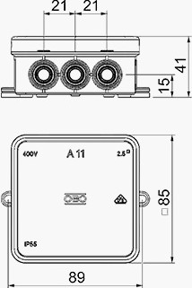 Изображение товара Коробка распределительная OBO Bettermann 2000342