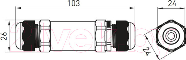 Изображение товара Кабельный коннектор EKF FreeTools plc-uac-cb3