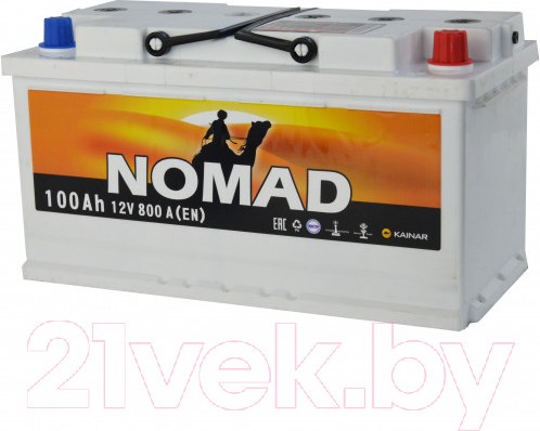 Изображение товара Автомобильный аккумулятор Kainar Nomad 6СТ-100 Рус L+ / 100101001021107110R (100 А/ч)