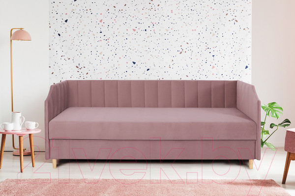 Изображение товара Диван Мебельград Челси Стандарт (альба розовый)