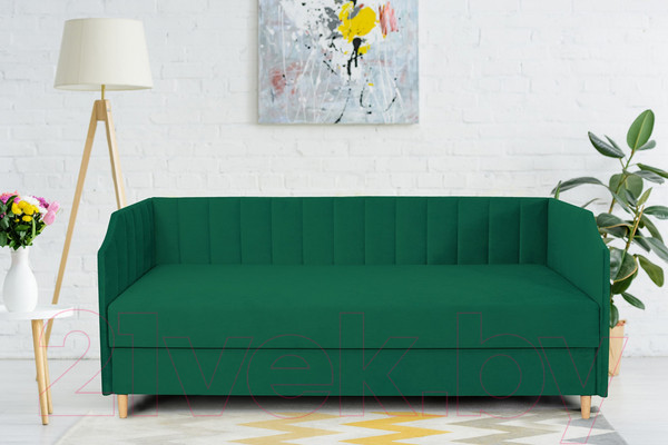 Изображение товара Диван Мебельград Челси Стандарт (мора зеленый)