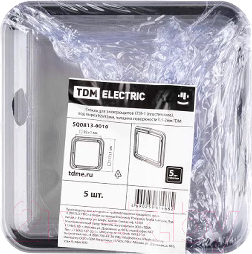 Изображение товара Стекло для электрощита TDM СПЭ-1 / SQ0813-0010