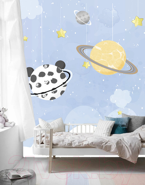 Изображение товара Фотообои листовые Vimala Космос акварель (270x200)