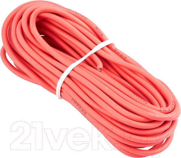 Изображение товара Кабель силовой монтажный Rexant ПГВА/ПВАМ / 01-6534-2-5 (5м, красный)