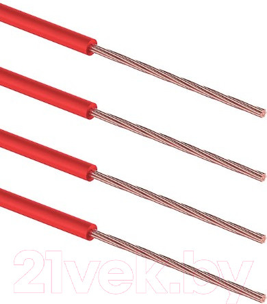 Изображение товара Кабель силовой монтажный Rexant Ассорти 01-6552 (красный)