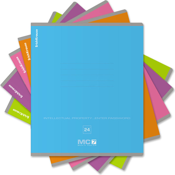 Изображение товара Тетрадь Erich Krause MC-7 / 56307 (24л, ассорти)