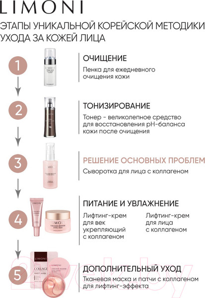 Изображение товара Крем для лица Limoni Сollagen Booster Lifting Cream (50мл)
