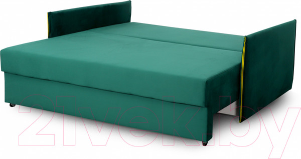 Изображение товара Диван Мебельград Том Стандарт (мора зеленый/мора горчица)
