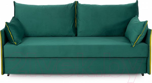Изображение товара Диван Мебельград Том Стандарт (мора зеленый/мора горчица)