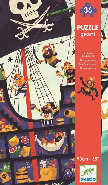 Изображение товара Пазл Djeco Пиратский корабль / 07129