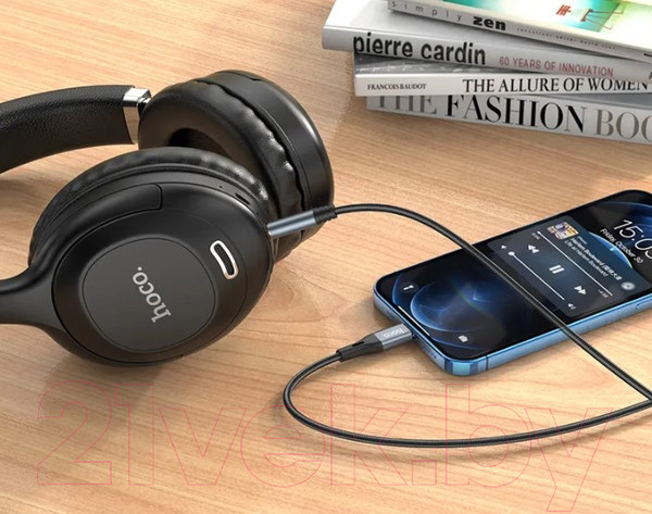 Изображение товара Кабель Hoco DUP03 (1м, металлик)