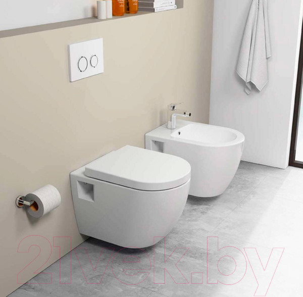 Изображение товара Унитаз подвесной Quarter Bath Deep Old Type 52см 70DE02001 (белый, без отверстия для биде)