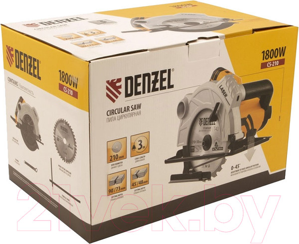 Изображение товара Дисковая пила Denzel CS-210 / 27305