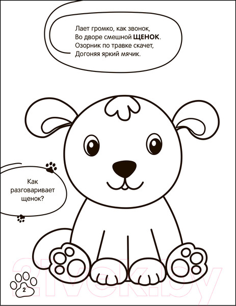 Изображение товара Раскраска Мозаика-Синтез Раскраска с заданиями. Животные / МС12604