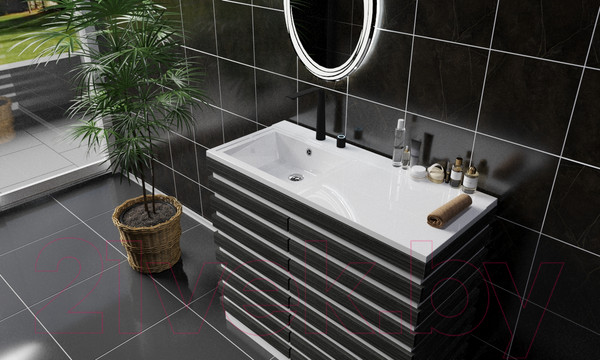 Изображение товара Умывальник ANDREA Cosmos 110 LH (с кронштейном)