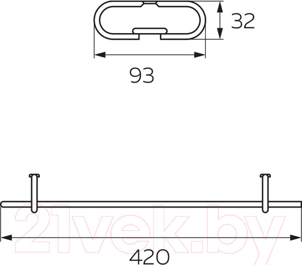 Изображение товара Держатель бокалов на рейлинг Lemax MX-052