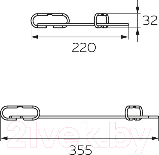 Изображение товара Держатель бокалов на рейлинг Lemax MX-051