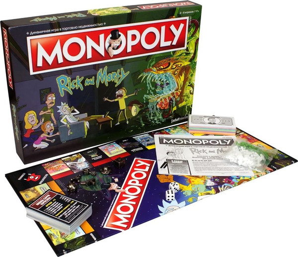 Изображение товара Настольная игра Hasbro Монополия Рик и Морти / 33862