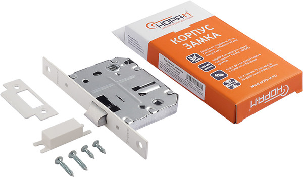 Изображение товара Защелка врезная Нора-М 2070-70мм (белый)