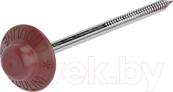 Изображение товара Гвоздь кровельный Onduline 3.1x75 (100шт, красный)