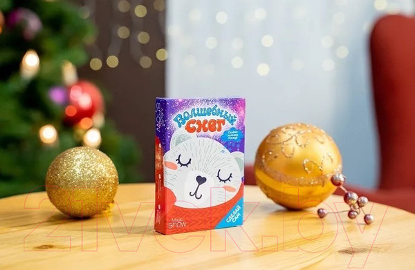 Изображение товара Набор для опытов Волшебный снег Мини-набор Мишка / ms-18