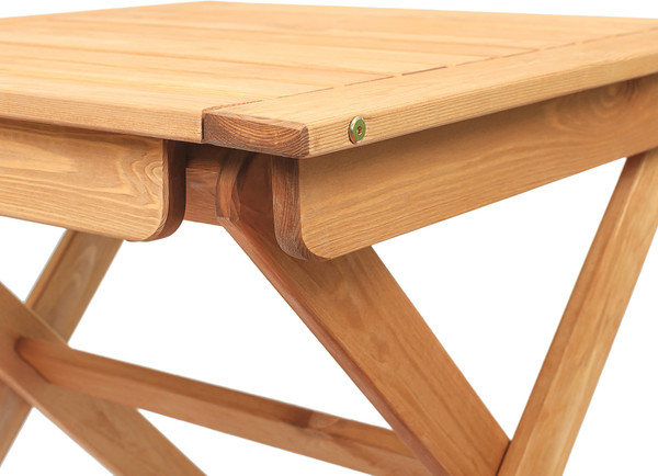 Изображение товара Стол складной Dyatel Раскладной квадратный (цвет дуб)