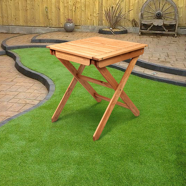 Изображение товара Стол складной Dyatel Раскладной квадратный (цвет дуб)