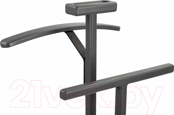 Изображение товара Стойка для одежды Мебелик Галант 340 (черный/серый графит)