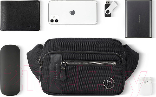 Изображение товара Сумка на пояс Bugatti Nero / 49640301 (черный)